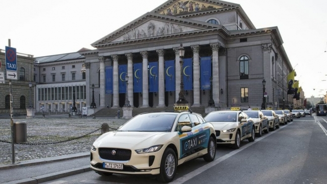 Jaguar I PACE Taxi Munich coches electricos