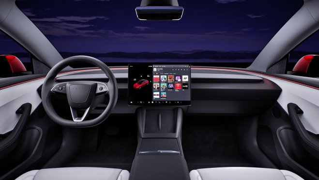 tesla model 3 highland interior