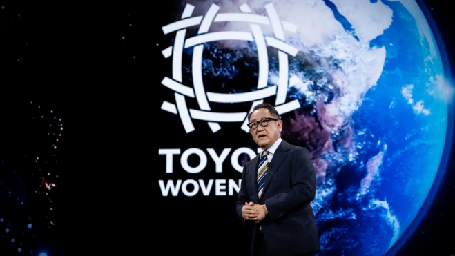 Akio Toyoda CES 2025