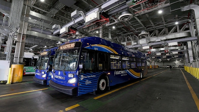 Nueva York autobuses eléctricos (1)