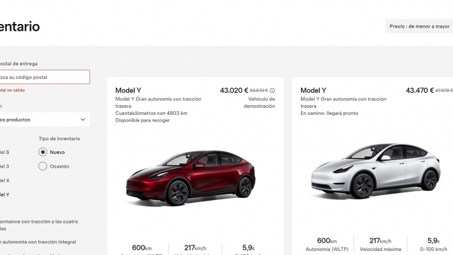 tesla model y gran autonomia traccion trasera stock