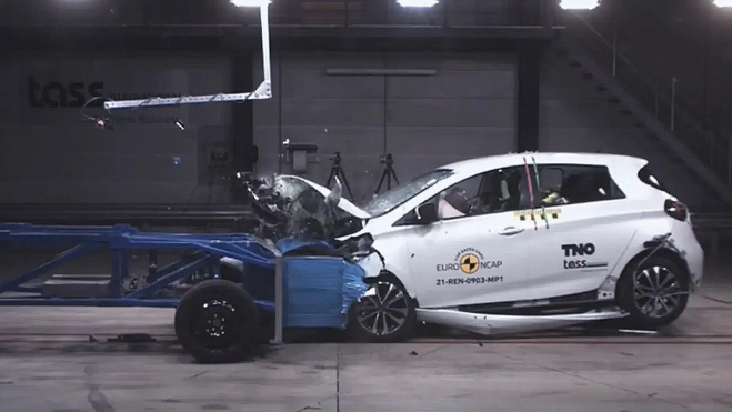 coches electricos mas seguros crash test renault zoe