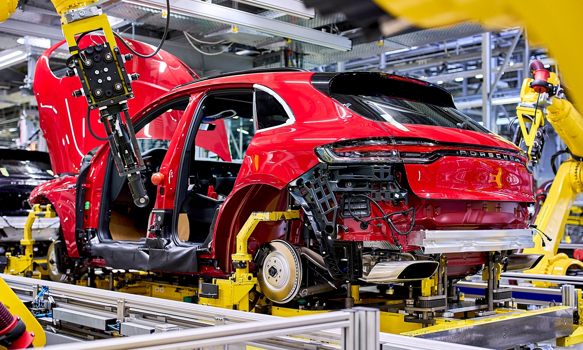 Producción del Porsche Macan en la fábrica de Leipzig.