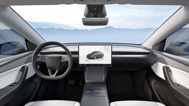 tesla model y interior