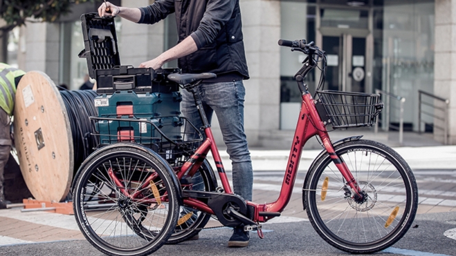 La e-Cargo también pueden tener tres ruedas.