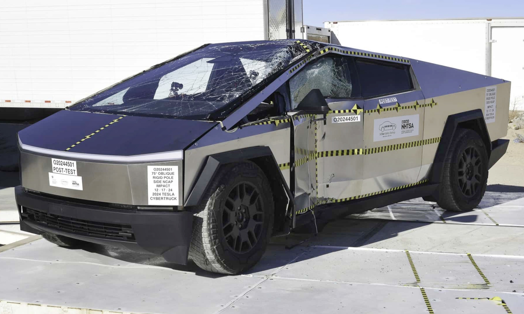 El Tesla Cybertruck ha superado con buena nota todas las pruebas, a excepción de una.