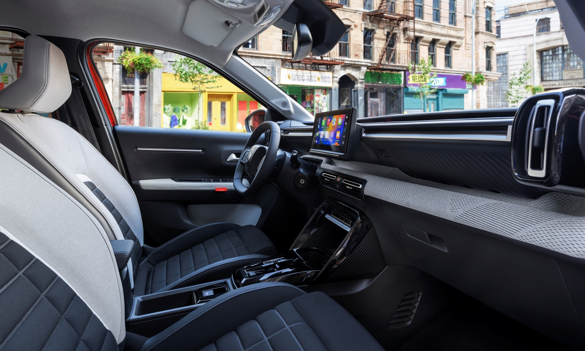 Interior del Citroen ë-C3 eléctrico.