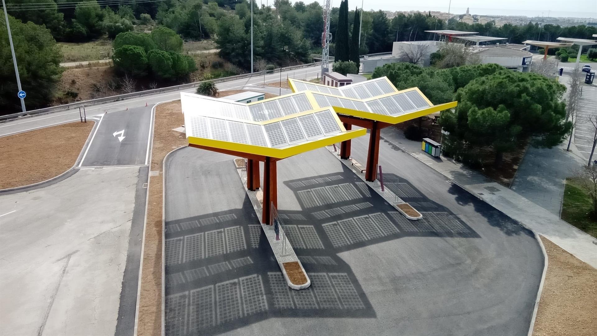 Estación de carga rápida de Fastned.