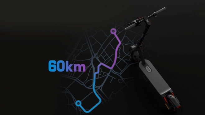 Las baterías más capaces alcanzan los 60 km de autonomia.