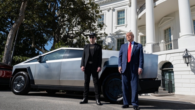 Donald Trump y Elon Musk durante una visita a la Casa Blanca.