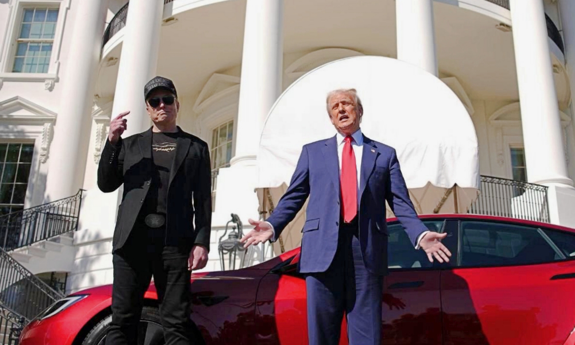 Donald Trump y Elon Musk durante una visita a la Casa Blanca.