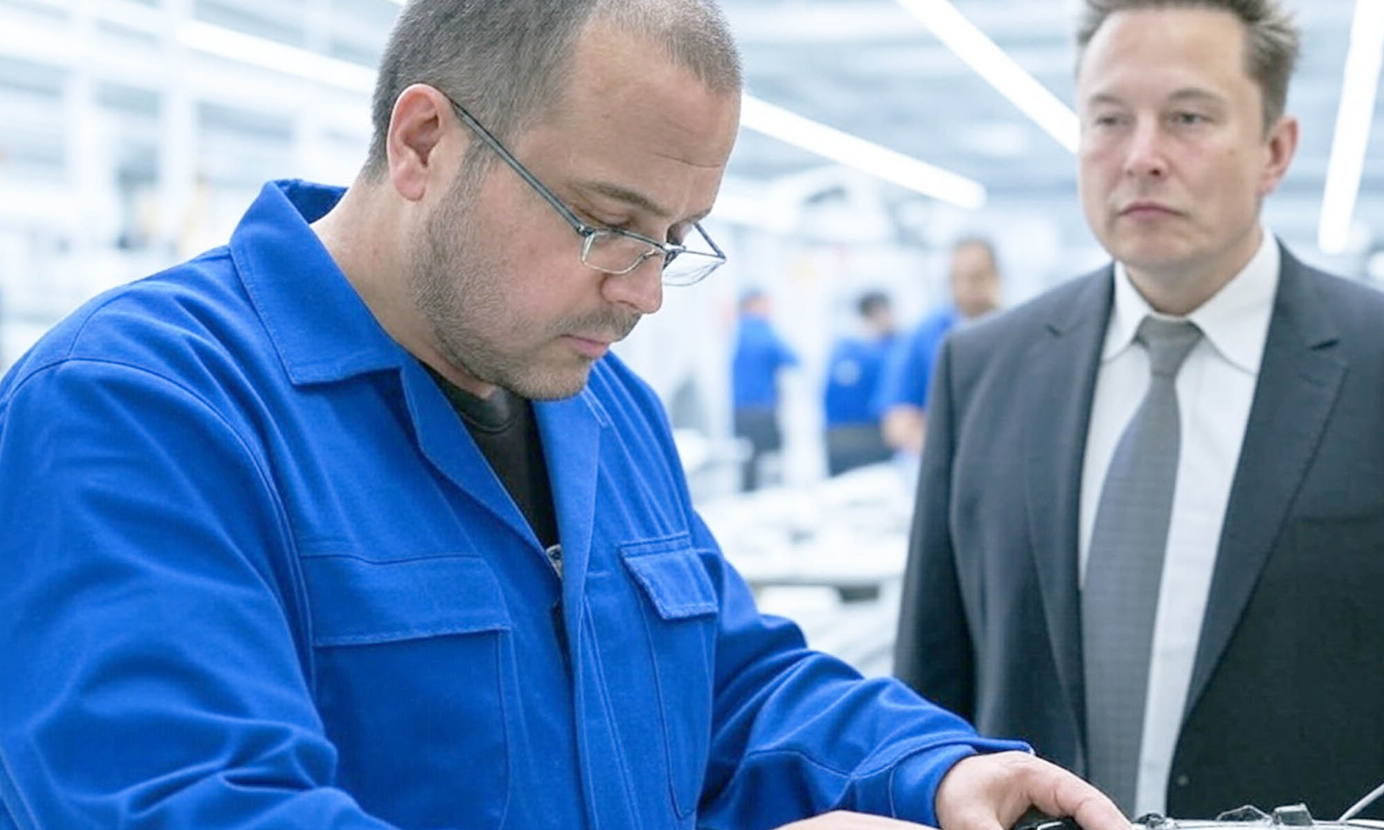 sueldos trabajadores tesla elon musk coches electricos 1